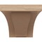 Ekena Millwork 4"W x 8"D x 4"H Wide Helena Rough Cedar Woodgrain TimberThane Corbel, Primed Tan CORUR04X08X04HELRCPR - alternate 3